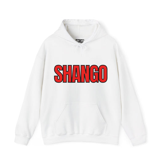 SHANGO / CHANGO Orisha Unisex Hoodie - Red/Wht