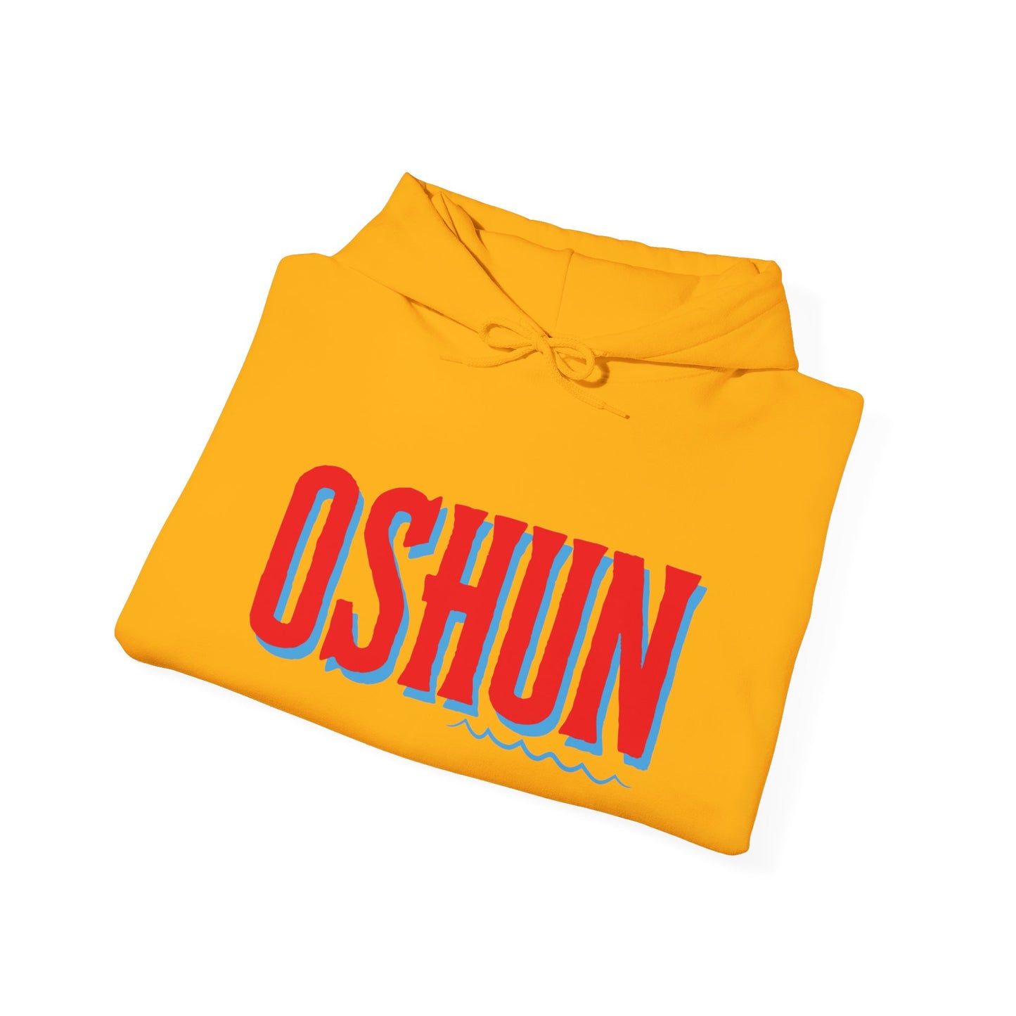 OSHUN / OCHUN Orisha Unisex Hoodie - Gold/Red