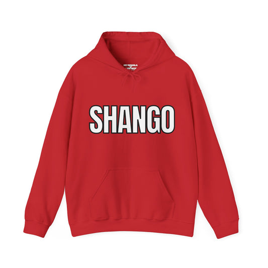 SHANGO / CHANGO Orisha Unisex Hoodie - Red/Wht