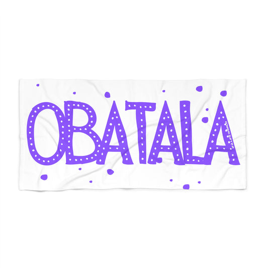 OBATALA Orisha Beach Towel